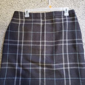 Brand new Loft plaid skirt